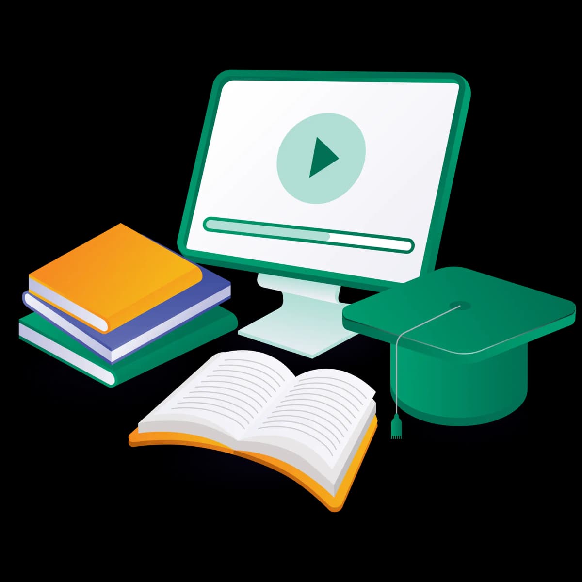Student learning online